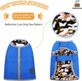 Queenmore Cold Weather Dog Coats Loft Reversible Winter Fleece Dog Vest Waterproof Pet Jacket Available in Extra Small, 