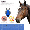 Frienda 4 Pcs Horse Fly Mask with Ear, Medium, Purple, Blue, Pink, Black