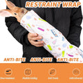 21.6'' Grooming Wrap for Rabbit, Rabbit Wrap for Grooming Cutting Nails, Soft Rabbit Restraint for Nail Clipping Rabbit 
