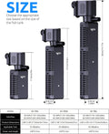 SEAOURA UV Aquarium Filter with Timer For20-40Gal Fish Tank Quiet Operation