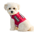 Sunraymascota Dog Harness for Puppy – Adjustable Reflective Easy Put On Soft Mesh Vest for Small Dogs with 2 Patches (Burgundy Red,XXS)
