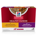 Hill's Science Diet Adult 1-6 Healthy Cuisine Wet Dog Food Variety Pack, Chicken & Beef, 12.5 oz. Cans, 12-Pack