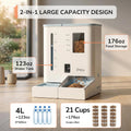 iPettie Camera Automatic Cat Feeder and Water Dispenser, 5G/2.4GHz WiFi