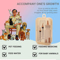 LIAOKAITOU Newborn Pet Feeding Kit, Kitten Bottle Feeding Set with Nursing Nipples, Portable Storage, Emergency Ready, Replaceable Accessories for Kittens Puppies
