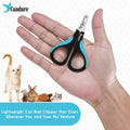 Candure Cat Nail Clipper Stainless Steel Cat Claw Trimmers for Rabbits, Guinea Pigs, Birds, Puppies, Kittens and Small A