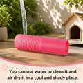 ZENFUN 3 Packs Hamster Fun Tunnels, Pet Mouse Plastic Tube, Collapsible Plastic Tunnel, Tube Pet Hideaway, Training Hide