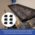 Large Reptile Tank Clips, Terrarium Covers Heavy Duty Screen Clips for 30G