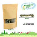 25pcs Rabbit Timothy Hay Toy for Bunny Small Animal Treats Natural Grass Stick Chew Toys Snacks Molar Teeth Grinding for