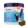 Vetnique Glandex Dog Probiotic Chews, Daily Probiotics for Dogs 5 Strains, Prebiotics & Digestive Enzymes for Gut & Immune Health, Vet Formulated for Occasional Diarrhea (60ct Chews, Probiotic Chews)