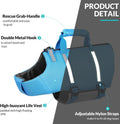 Queenmore Large Dog Life Jacket, High Floating Dog Life Vest for Swimming