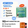 PAWFECTCHEW Coprophagia Deterrent for Dogs & Breath Aid Support - No Poo Chews for Dogs w/Probiotics, Digestive Enzymes Stop Dog Poop Eating - Stool Eating Deterrent - Made in USA