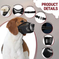 Pezluxe 2-Pack Dog Muzzle, Soft Air Mesh Muzzle Anti Biting Barking Chewing