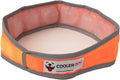 CoolerDog Hi-Vis Cooling Dog Collar for Large Dogs – Reflective Re-Freezable Ice Collar for Hot Weather & Heat Relief (Orange, Large)