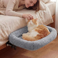 Lewtemi Bedside Pet Bed, Hanging Cat Hammock Attached to Bed or Desk