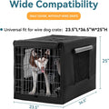 PETSFIT Dog Kennel Cover for Wire Dog Crate(30in/36inch/42inch), Single Door, Mesh Window, Flap On The Top and Back is D