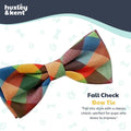 Huxley & Kent Pet Bow Tie for Dogs & Cats, Fall Check, Small/Medium