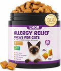 Cat Allergy Relief Chews with Omega-3 for Cats, 500 Crunchy Treats