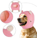 Dog Ear Muffs Noise Protection Knitted Hats Pet Neck Ear Warmer for Winter Knitted Cap for Anxiety Calm Down for Dog Cat