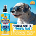 Bodhi Dog Sunscreen Moisturizing Pet Sun Spray - Safe for Dogs, Cats & Horses - Natural Protection for Skin, Coat, Nose, Ears - Hydrating & Non-Toxic - Made in USA (8 Fl Oz)