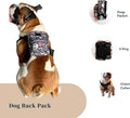 Pawlook Dog Backpack Harness – Street Smart | Waterproof, Adjustable, Breathable – Leash Attachment D-Rings, Poop Bag Po