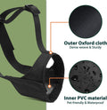 Mayerzon Soft Fabric Dog Muzzle for Pitbull Rottweiler Anti Fierce Biting