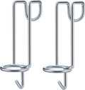2 Pack Horse Water Bucket Hooks, Heavy Duty Metal Horse Bucket Hooks, Portable Rust Resistant Horse Stall Bucket Holder 