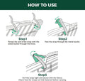 FXW Easy-Carry Straps, Fit 8-Panel of All Heights Dog Playpen, Designed for RV Trips, Green│Patent Pending