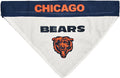 NFL DOG BANDANA - CHICAGO BEARS REVERSIBLE PET BANDANA. 2 Sided Sports Bandana with a PREMIUM Embroidery TEAM LOGO, Larg