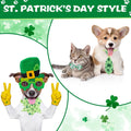 Chunful 100 Pcs Valentine's Dog Bow Ties St. Patrick's Day Dog Collars Bulk