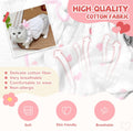 Dog Dresses for Small Dogs Girl Female Dog Cat Clothes Dress Cute Cotton Extra Summer Clothes Bow Decor Printed Love Bir