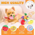 LOYEE Dog Squeaky Toys 8 Pack, Puppy Plush Squeaky Toys for Medium Small Dogs, Cute Pet Toys Stuffed Puppy Chew Toys for Teething, Interactive Toys Set for Puppy Supplies