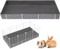 FunFurry Waterproof Guinea Pig Cage Liner,Washable Tarp Bottom Base,Cage Liners for Small Animals,Hamster Chinchilla Hed