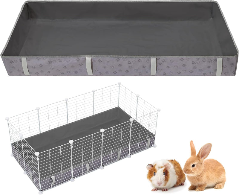 FunFurry Waterproof Guinea Pig Cage Liner,Washable Tarp Bottom Base,Cage Liners for Small Animals,Hamster Chinchilla Hed