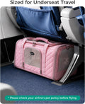 Cat Carrier Airline Approved, Soft Pet Carrier, 17x11x9.5 in
