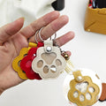 Aypvora Cat Dog Hair Storage Keychain, Cat & Dog Lovers Gifts, Pet Hair Keychain, Fur Keepsake Keyring - Pet Memorial Gifts