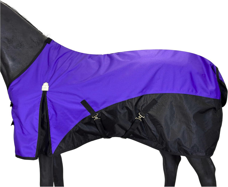 BARN & STABLE 600D Ripstop Lightweight Horse Turnout Sheet No Fill,Water-Resistant & Breathable Horse Blanket for Spring