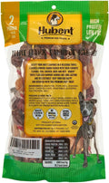 Hubert Pet Triple Flavored Rawhide Kabobs, Chicken, Duck & Pork Hide Dog Chews, All Natural Treats for All Dog Sizes, 2 Pound Resealable Bag