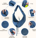 Dog Sling Carrier for Small Dogs & Cats,Pet Carrier Sling Bag with Adjustable Straps,Comfortable & Secure Travel Crossbo