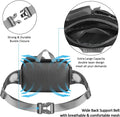 ETACCU Hands Free Dog Leash with Phone Pouch, Water Bottle Holder - Adjustable Waist Belt 19-38 Inch Belt Leash for Running, Reflective Shock Absorbing 48"-70" Extendable