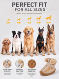 Haloumoning Dog Shoes Waterproof Non-Slip Booties for Small Medium Dogs