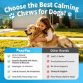 Calming Chews for Dogs - Advanced Calming Treats for Dogs Anxiety, Stress, Separation, & Thunder, Relaxation with Ashwagandha & L-Theanine, Non-Drowsy Alternative to Melatonin, Bacon Flavor, 90Ct