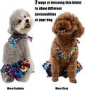 CuteBone Dog Bikini Dress, Stylish Swimsuit Costume for Small Dogs, Comfortable & Adjustable Puppy Bathing Suit, Soft Outfit Pet Apparel for Beach, Pool and Summer Fun DB07XS