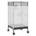 Trinkrittey Large Bird Cage Seed Catcher, 31 x 118 inches Adjustable Large Bird Cage Cover Elastic Band Mesh Cages Cover Skirt Nylon Mesh for Parakeet Parrot Cages