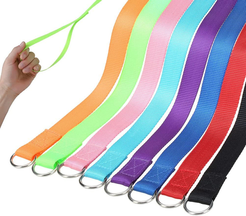HOMIMP Slip Lead Dog Leash 6 FT- 48 PCS Bulk Colors Kennel Control Leashes for Small Medium Large Dogs Puppy Animal Resc