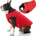 Gooby Padded Vest Dog Jacket, Solid Red