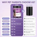Calming Chews for Dogs 200pc Dog Calming Treat and Bites with Melatonin - Anxiety and Stress Relief Treats for Dogs Puppy Sleep Aid Calm Dog with Noise,Thunder, Barking, Separation,Chewing