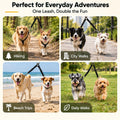 Double Dog Leash 360 Swivel Tangle Free for 2 Dogs 15-27 Inch