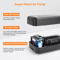 hygger Aquarium Air Pump, Rechargeable Portable Oxygen Pump with Single/Dual Outlets, Ultra Quiet Battery Powered Air Bu