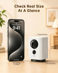 SEHMUA Battery Indoor Camera Wireless, 5G/2.4G WiFi, 2K Live View, Portable