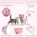 FEimaX Dog Surgery Recovery Suit Female and Male Spay with Pee Hole, Pet Body Suits for Puppy After Spayed, Neuter Surgical Onesie for Small and Medium Dogs Cats, Alternative Bandages E-Collar & Cone